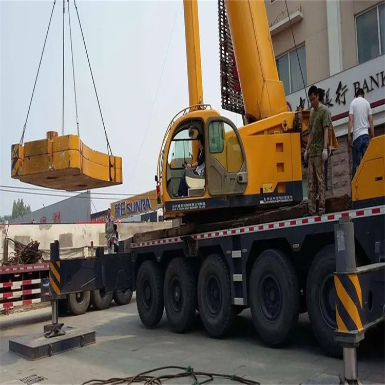 宿迁宿城当地吊车出租|机器吊装|75吨|工厂搬迁服务